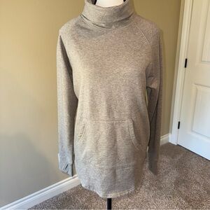 Eddie Bauer Sweatshirt Brownish Grey Women’s Turtleneck Size XS